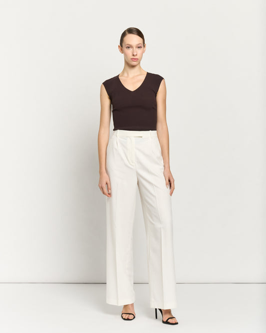 ANITA - NATURAL VISCOSE V NECK