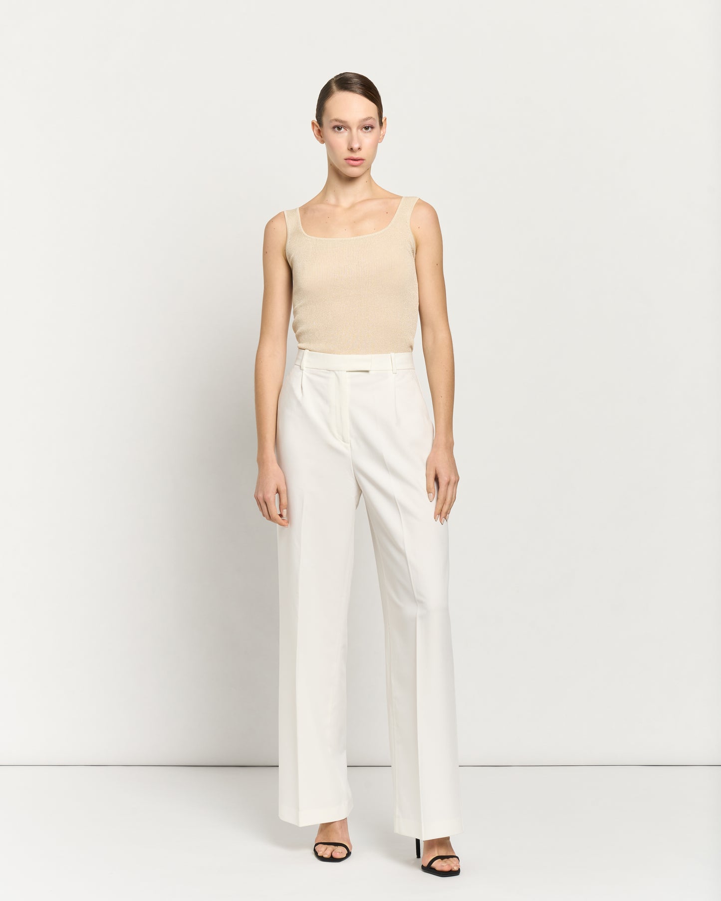 DELMA- SILK AND VISCOSE LUREX TOP