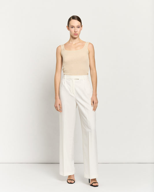 DELMA- SILK AND VISCOSE LUREX TOP